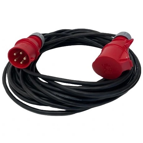 Przedłużacz 3-fazowy 16A 20m