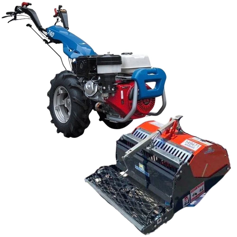 Ciągnik jednoosiowy 11,7KM + Glebogryzarka separacyjna 66cm