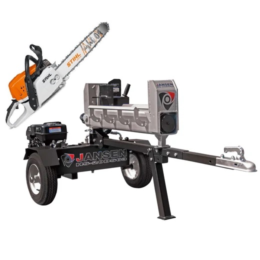 Łuparka Spalinowa 20T + Pilarka spalinowa 4,2KM